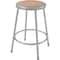 Global Industrial 24H Hardboard Stool, Gray, Armless, Backless, 2PK B2157619 - alternate 1